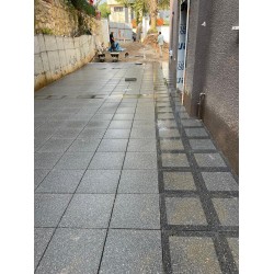 40*40 Kumlamalı Karo Siyah