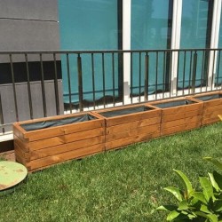 Ahşap 5/10 Saksı Kertme Saksı