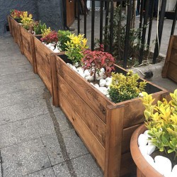 Ahşap L Saksı (100*37*H50)