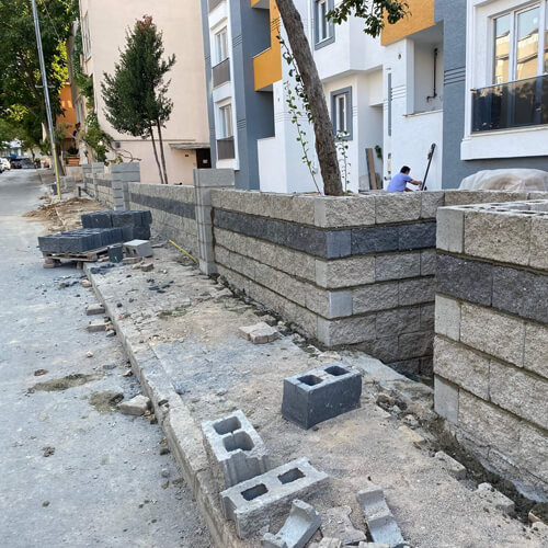 Kırma Blok Taş Uygulama Dahil